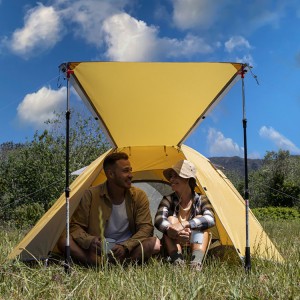 Палатка Naturehike P-Series NH18Z022-P 210T/65D, двухместная, серо-голубая, арт. 6927595783597 [NATUREHIKE]